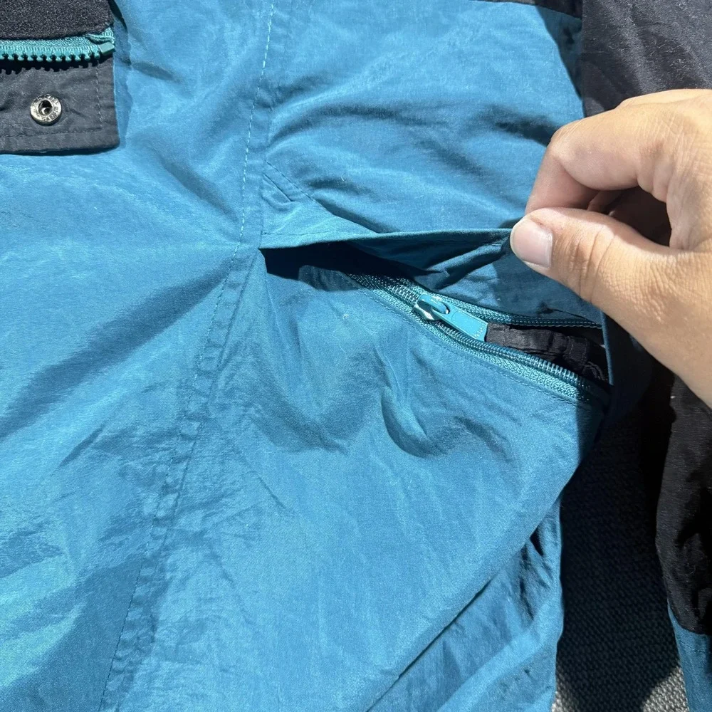 Vintage Columbia Double Whammy Jacket Mens Large Blue Nylon 3-in-1 Ski 90s